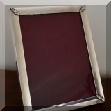 S05. Sterling silver picture frame. 